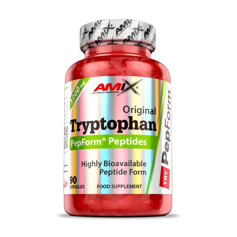 L-триптофанові пептиди Amix Nutrition Tryptophan PepForm Peptides 1000 мг, 90 капсул